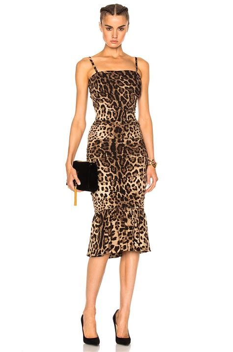 dolce and gabbana leopard dress.